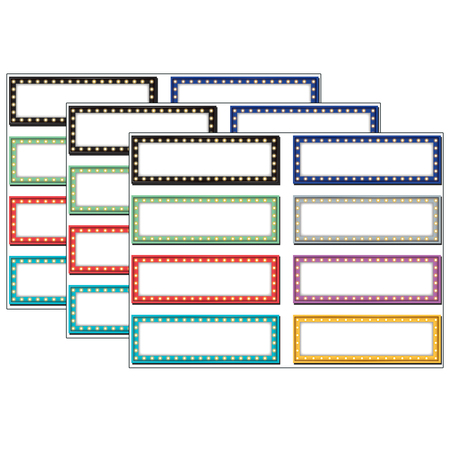 TEACHER CREATED RESOURCES Marquee Labels Magnetic Accents, PK60 TCR77284